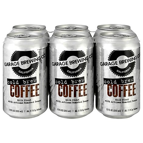 Garage Brewing Coffee Milk Stout Cns - 6-12 FZ