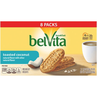 belVita Breakfast Biscuit Toasted Coconut - 14.08 Oz - Image 6