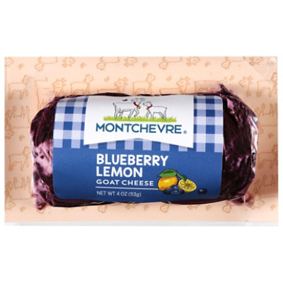 Montchevre Lemon Blueberry Goat Log - 4 OZ - Image 1