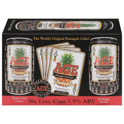 Ace Pineapple Cider In Cans - 6-12 FZ