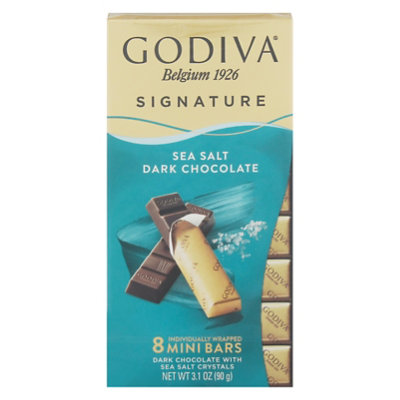 Godiva Choc Bar Mini Dark Sea Salt - 3.1OZ - Image 3