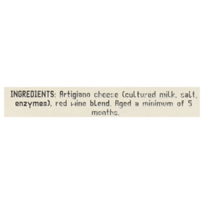 La Bottega BelGioioso Artigiano Vino Rosso Cheese Wedge - 5 Oz - Image 4