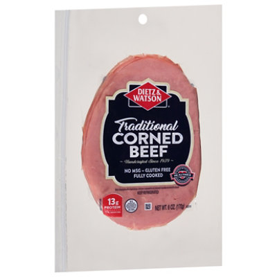 Dietz And Watson Thin Sliced Corned Beef 6 Oz Safeway