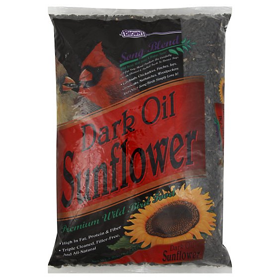 Browns Drk Oil Sunflower Seeds - 80 OZ