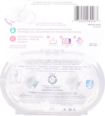 Philips Avent Ultra Soft Pacifier 0 To 6 Months - Each - Image 4