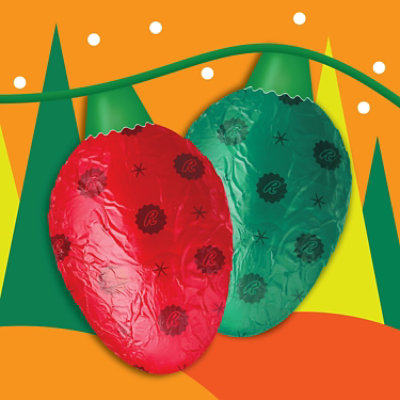 Reeses Milk Chocolate Peanut Butter Creme Holiday Lights Christmas Candy Box 4 Pieces - 4.8 Oz - Image 3