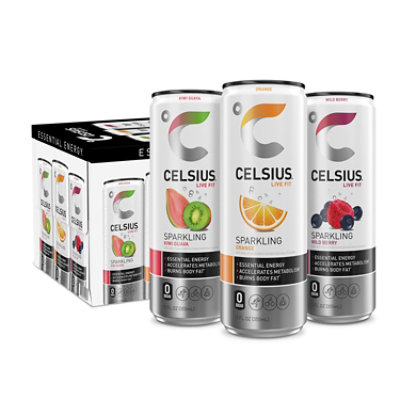 Celsius Energy Drink Sparkling Variety Pack - 12-12 Fl Oz - Image 2