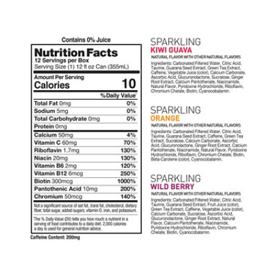 Celsius Energy Drink Sparkling Variety Pack - 12-12 Fl Oz - Image 3