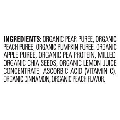 Happy Tot Organics Stage 4 Organic Pears Peaches Pumpkin & Apples Pouch - 4 Oz - Image 4