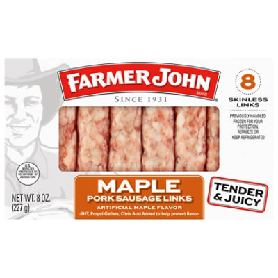 Farmer John Maple Pork Sausage Links - 8 Oz - Image 3