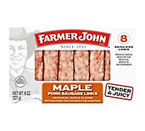 Farmer John Maple Pork Sausage Links - 8 Oz