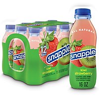 Snapple Kiwi Strawberry Juice Drink Recycled Plastic Bottles - 12-16 Fl. Oz. - Image 2