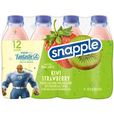 Snapple Kiwi Strawberry Juice Drink Recycled Bottles - 12-16 Fl. Oz. - Image 4