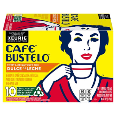 Cafe Bustelo Coffee K Cup Con Dulce De Leche - 10 Count - Image 3