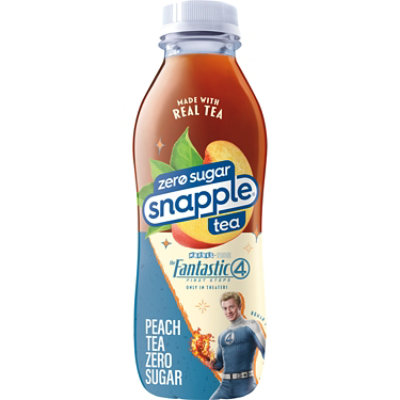 Snapple Zero Sugar Peach Tea In Recycled Plastic Bottle - 12-16 Fl. Oz. - Image 4