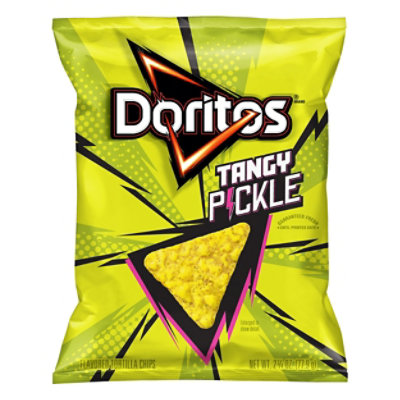 DORITOS Tortilla Chips Tangy Pickle Flavored - 2.75 OZ
