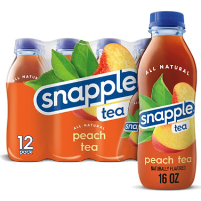Snapple Peach Tea Recycled Bottles - 12-16 Fl. Oz.