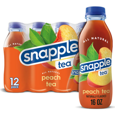 Snapple Zero Sugar Peach Tea, 16 fl oz - Foods Co.