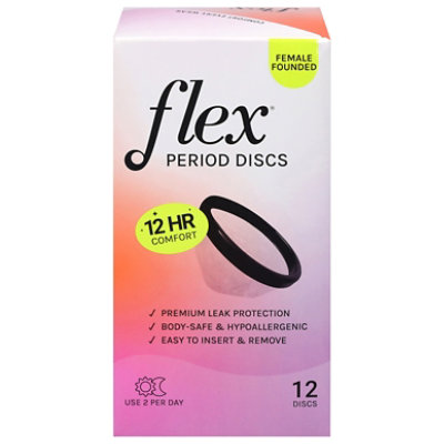 Flex Disc Offers 12-hr Of Leak Free Protection During Sleep Swim Exercise - 12 CT - Image 1