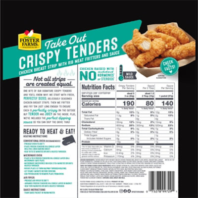 Foster Farms Crispy Tenders With Tangy Ranch Dipping Sauce - 18 Oz. - Image 5