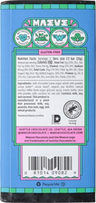 Seattle Chocolates San Juan Sea Salt Milk Chocolate Truffle Bar - 2.5 OZ - Image 6