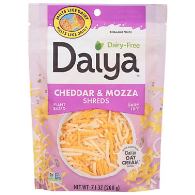 Daiya Dairy Free Cheddar And Mozza Style Blend Vegan Cheese Shreds - 7.1 Oz - Image 2