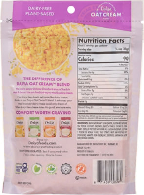 Daiya Dairy Free Cheddar And Mozza Style Blend Vegan Cheese Shreds - 7.1 Oz - Image 5