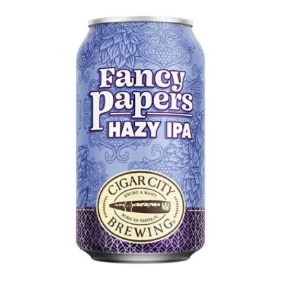 Cigar City Fancy Papers Hazy IPA In Cans - 6-12 Oz - Image 2