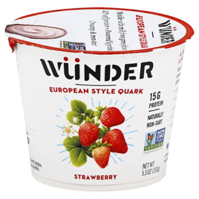 Wunder Creamery Quark Strawberryy - 5.3 OZ - Image 3