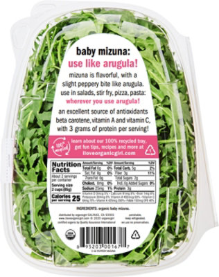 Org Girl Peppery Mizuna - 5 OZ - Image 5