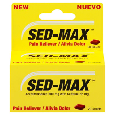 Sed-max Pain Reliever - 20 CT - Image 3