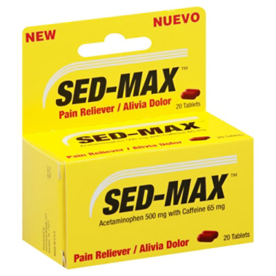 Sed-max Pain Reliever - 20 CT - Image 1
