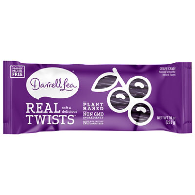 Darrell Lea Real Twist Grape Candy - 10 Oz - Image 1