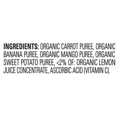 Happy Tot Organics Love My Veggies Stage 4 Organic Carrots Bananas Mangos Sweet Potatoes - 4.22 Oz - Image 4