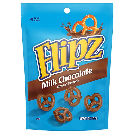 Flipz Milk Chocolate Pretzel - 7.5 OZ