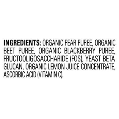 Happy Tot Organics Super Bellies Stage 4 Immune+Digestive Support Pears Beets Blackberry - 4 Oz - Image 4