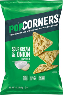 Popcorners Snacks Sour Cream & Onion - 7 OZ