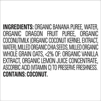Happy Tot Organics Super Morning Stage 4 Bananas Dragon Fruit Coconut Milk Millet Vanilla - 4 Oz - Image 4