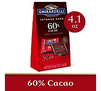 Ghirardelli Intense Dark 60% Cacao Chocolate Squares - 4.1 Oz