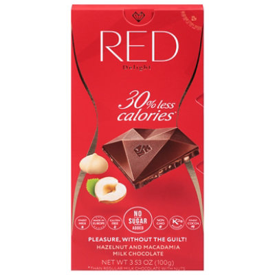 Red Bar Choc Mlk Hzlnt Mcdma - 3.53 OZ