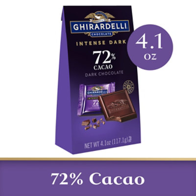 Ghirardelli Intense Dark 72% Cacao Chocolate Squares - 4.1 Oz - Image 1