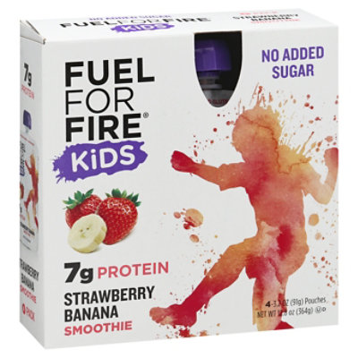 Fuel For Fire Smoothie Kds Strw Ban - 12.8 OZ