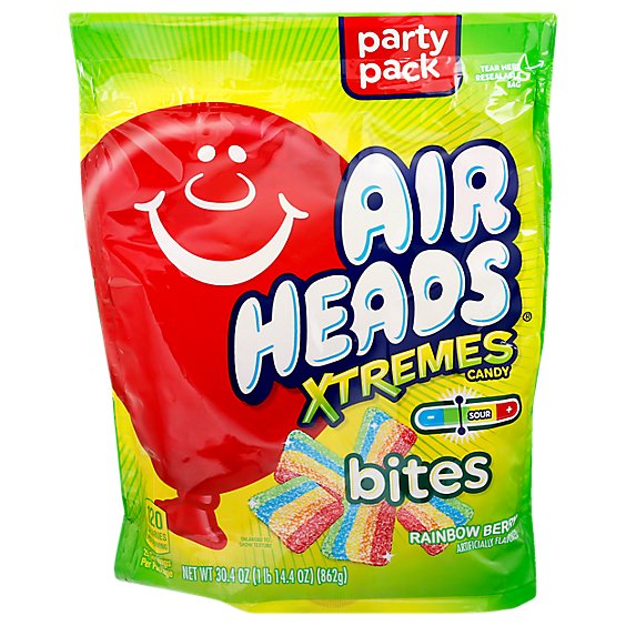 Airheads Extremes Rainbow Berry Candy Bites Party Pack - 30.4 Oz