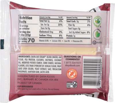 Daiya Dairy Free Smoked Gouda Style Vegan Cheese Slices - 7.8 Oz - Image 5