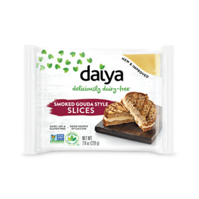 Daiya Dairy Free Smoked Gouda Style Vegan Cheese Slices - 7.8 Oz - Image 1