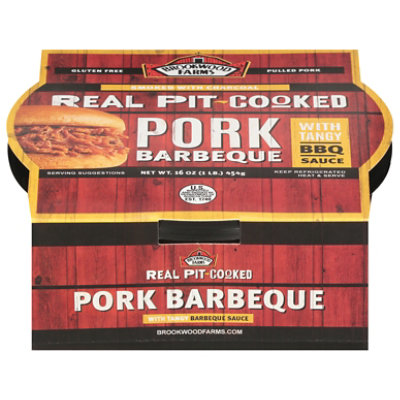 Brookwood Pork Tangy Bbq Pulled In Western Texas Sauce - LB - Image 2