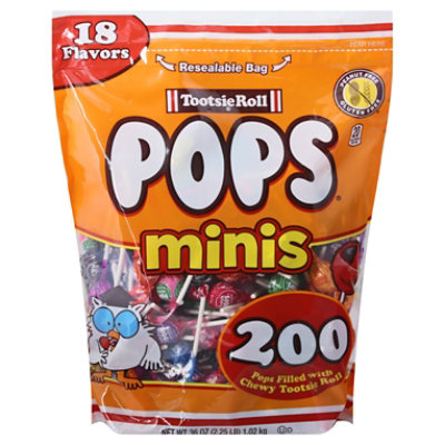 Tootsie Pops Minis Assorted Lollipops Bag - 200 Count - Image 3