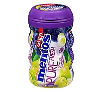 Mentos Gum Curvy Bottle Pure Fresh Grape Medley - 50 PC