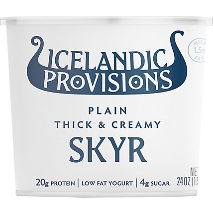 Icelandic Provisions Yogurt Plain Skyr - 24 OZ - Image 2