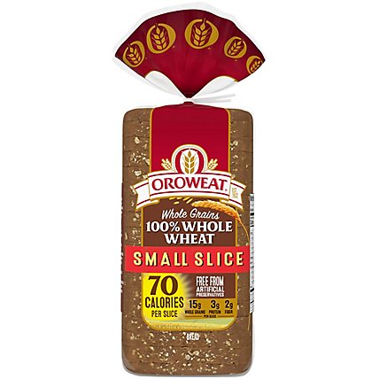 Oroweat Whole Grains 100% Whole Wheat Bread - 18 Oz - Image 1